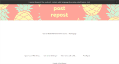 Desktop Screenshot of postrepost.com