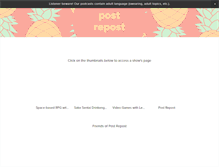 Tablet Screenshot of postrepost.com